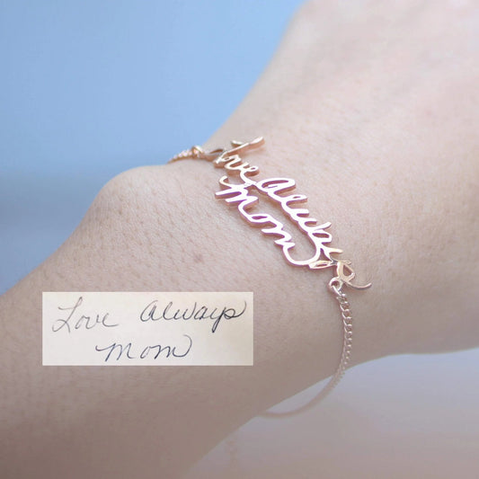 pulsera con nombre de acero inoxidable